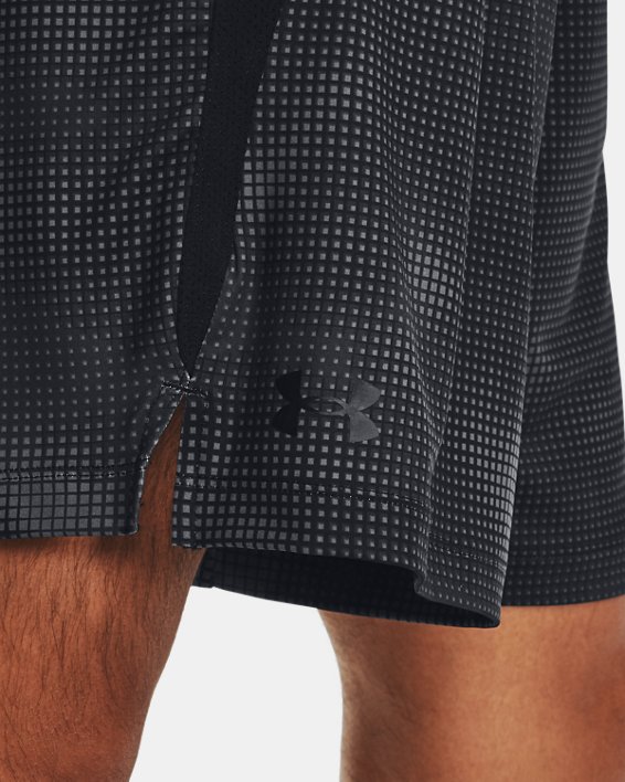 Men's UA Tech™ Vent Printed Shorts in Black image number 3